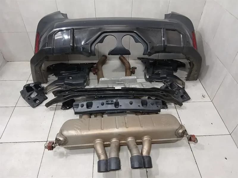BMW OEM BMW M4 G82 REAR END Exhaust Silencer 5A23284 Exhaust M-PERFORMANCE TITANIUM