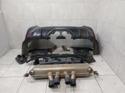BMW OEM BMW M4 G82 REAR END Exhaust Silencer 5A23284 Exhaust M-PERFORMANCE TITANIUM — thumbnail 2