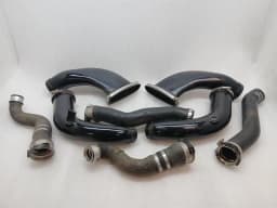 PORSCHE Porsche Panamera 970 turbo intercooler pipe set 97011011373 charge air pipe set — thumbnail 2