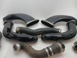 PORSCHE Porsche Panamera 970 turbo intercooler pipe set 97011011373 charge air pipe set — thumbnail 5