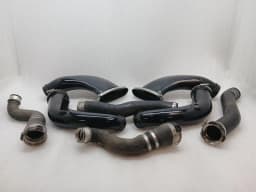 PORSCHE Porsche Panamera 970 turbo intercooler pipe set 97011011373 charge air pipe set — thumbnail 1