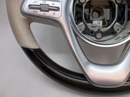 MERCEDES-BENZ Mercedes CL W217 Steering Wheel A0004603604 1B55 Steering Wheel Wood Beige — thumbnail 5