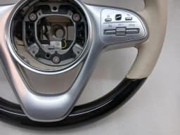 MERCEDES-BENZ Mercedes CL W217 Steering Wheel A0004603604 1B55 Steering Wheel Wood Beige — thumbnail 4