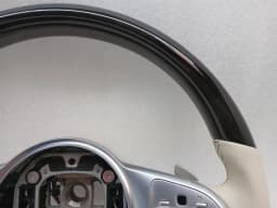 MERCEDES-BENZ Mercedes CL W217 Steering Wheel A0004603604 1B55 Steering Wheel Wood Beige — thumbnail 3