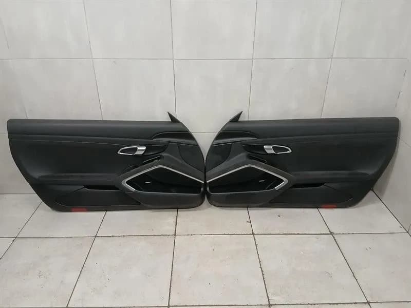 Porsche 911 991 GTS GT3 Door Card Set of 2 Door Panel Alcantara Plastic