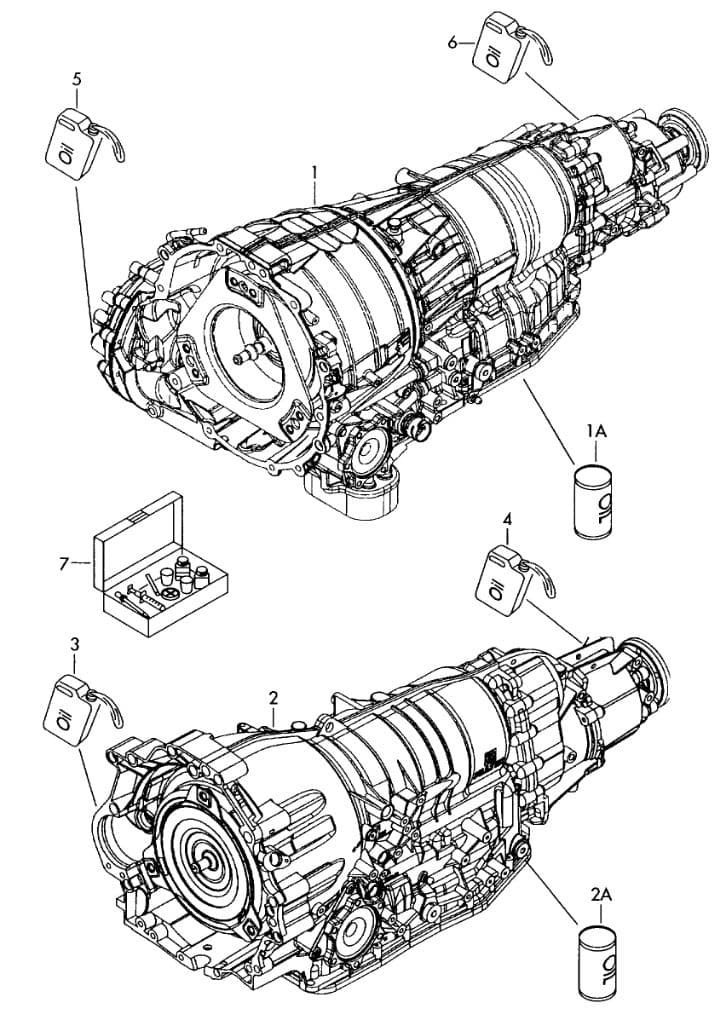 HKG Gearbox AUDI A6 / A6 ALLROAD (C6, 4F) (2004-2011)