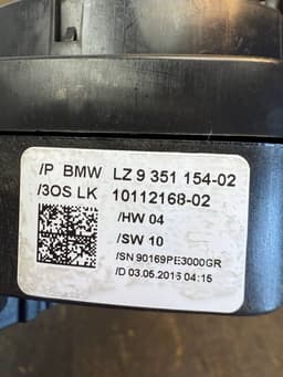 BMW 9351154 61319351154 Indicator/wiper/slip ring switch (stalk) BMW 3 (F30, F31, F80) (2011-2019) — thumbnail 10