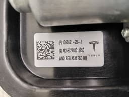 TESLA 109662120J Window Regulator mechanism front right TESLA MODEL 3 (2017-) — thumbnail 3