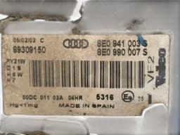 AUDI 89309150 8E0990007S Headlight left AUDI A4 (B6) (2000-2004) — thumbnail 8