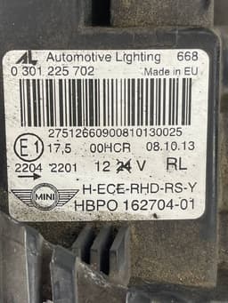 MINI 2751266 Headlight right MINI MINI II (R56, R57) (2006-2015) — thumbnail 3