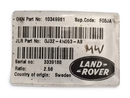 LAND ROVER 3339188 10349961 Rear axle differential LAND ROVER EVOQUE I (L538) (2011-2018) — thumbnail 9