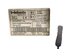 SEAT 7N0815005N Auxiliary / pakring heater (webasto) SEAT ALHAMBRA II (7N) (2010-2020) — thumbnail 6