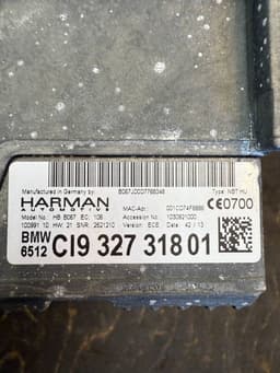 BMW 65129327318 9327318 Radio BMW 7 (F01, F02) (2008-2016) — thumbnail 9