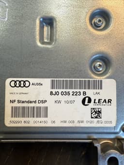 AUDI 8J0035223B Audio amplifier AUDI TT (8J) (2006-2014) — thumbnail 6