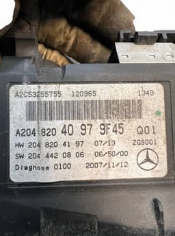MERCEDES-BENZ A2048204097 2048204097 A2048204697 2048204697 A2048204797 2048204797 A2C53282737 2C53282737 Dash screen MERCEDES-BENZ C-CLASS (W204) (2007-2013) — thumbnail 9