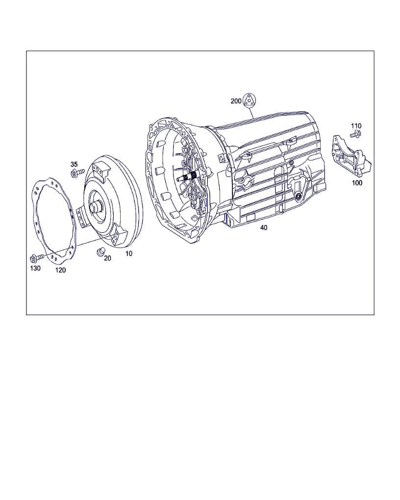 MERCEDES-BENZ 722902 2112700302 2112707102 2212502202 Gearbox MERCEDES-BENZ E-CLASS (W211) (2002-2009)