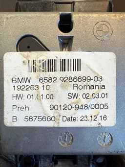 BMW 65829286699 9286699 Joystick (MMI control switch / pad) BMW 3 (F30, F31, F80) (2011-2019) — thumbnail 9