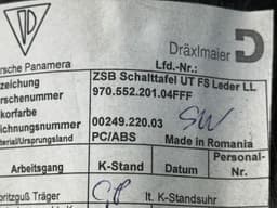 PORSCHE 97055220104 97080306104 Knee Airbag Front Left PORSCHE PANAMERA I (970) (2009-2016) — thumbnail 3