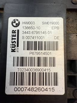 BMW 34436795145 6795145 34436874220 6874220 Parking brake motor / actuator BMW X5 (F15, F85) (2012-2018) — thumbnail 10