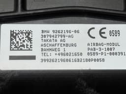 BMW 9262196 Passenger Airbag BMW 2 Active Tourer (F45, F46) (2013-2021) — thumbnail 3