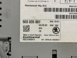 SKODA 5E0035887 Radio SKODA OCTAVIA III (5E) (2012-2019) — thumbnail 4