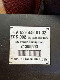 MERCEDES-BENZ A6394460132 6394460132 Control units, other MERCEDES-BENZ VITO / VIANO (W639) (2003-2014) — thumbnail 6