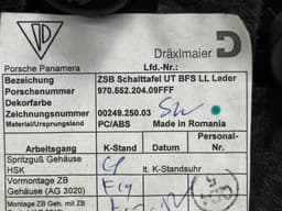 PORSCHE 970552204 Glove Compartment Compl. PORSCHE PANAMERA I (970) (2009-2016) — thumbnail 4