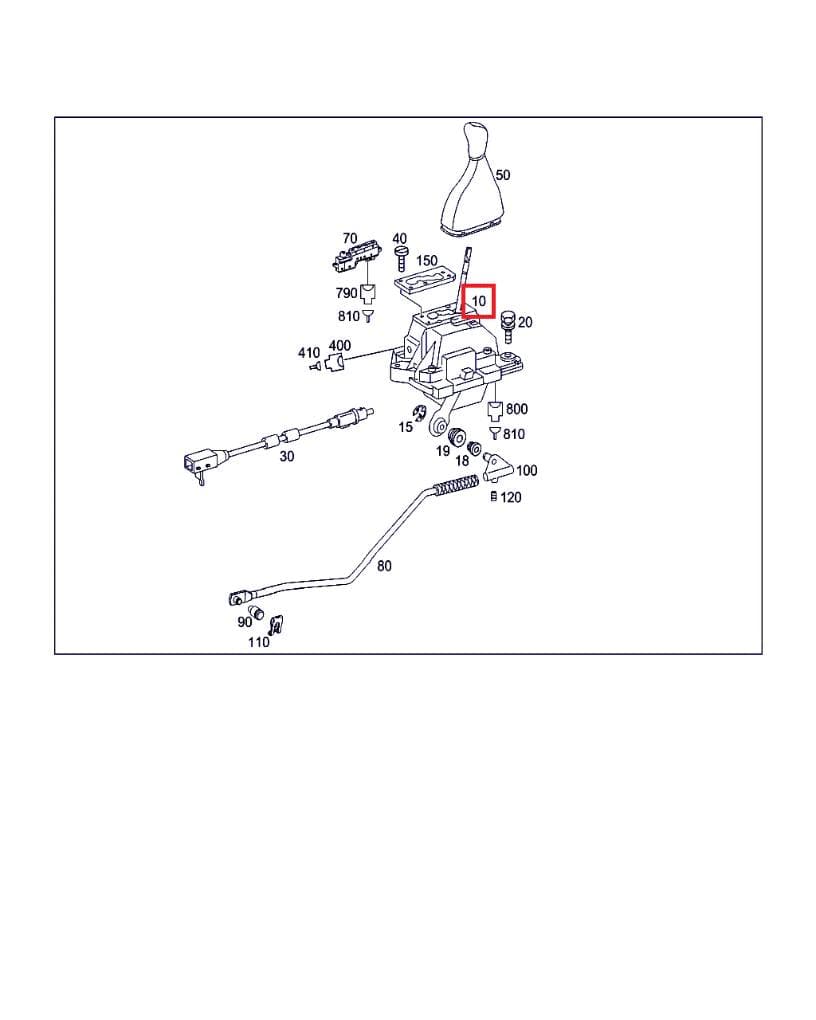 MERCEDES-BENZ 2112673224 A2112674424 2112675824 Gearshift Mechanism MERCEDES-BENZ E-CLASS (W211) (2002-2009)