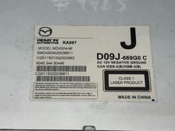 MAZDA D09J-669G0C D09J669G0C GPS Navigator CD - Player MAZDA 2 III (DL, DJ) (2014-) — thumbnail 3