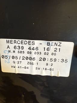 MERCEDES-BENZ A6394461621 6394461621 Instrument Cluster MERCEDES-BENZ VITO / VIANO (W639) (2003-2014) — thumbnail 10