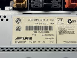 VW 7P6919603D Radio VW TOUAREG II (7P) (2010-2018) — thumbnail 5