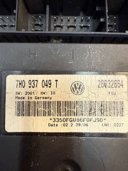 VW 7H0937049T 7H7970292P Comfort Module (CCM) VW TRANSPORTER T5 / MULTIVAN (7H, 7E, 7J) (2003-2015) — thumbnail 8