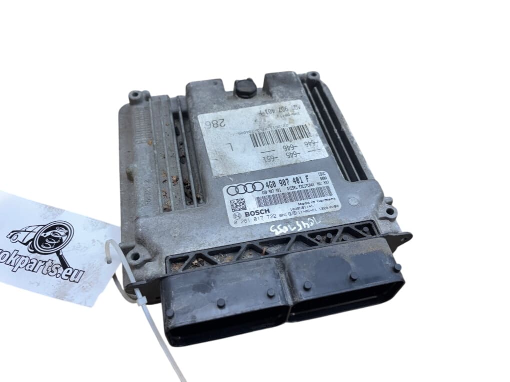 AUDI 0281017722 Engine Control Unit / module (ECU) AUDI A6 / A6 ALLROAD (C7, 4G) (2010-2018)