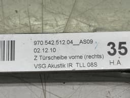 PORSCHE 970542512 Door window glass front right PORSCHE PANAMERA I (970) (2009-2016) — thumbnail 2