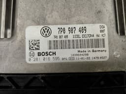 VW 7P0907409 0281016595 Engine Control Unit / module (ECU) VW TOUAREG II (7P) (2010-2018) — thumbnail 4