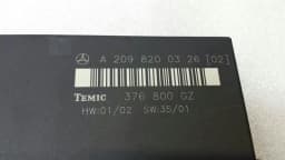 MERCEDES-BENZ Mercedes C W203 electronic module A2098200326 control unit rear control unit — thumbnail 6