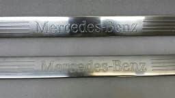 MERCEDES-BENZ Mercedes C Class W204 Door Sill Set A2046801935 Door Sill Trim Chrome — thumbnail 9