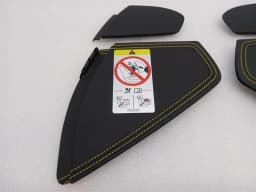 PORSCHE Porsche Cayman 718 GT4 Fairing 99155240602 Racing Yellow Leather Cover SET — thumbnail 2