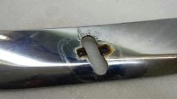 JAGUAR Jaguar XJ X308 Front Bumper Right Side Chrome Cover HNC6534AB Strip Faulty — thumbnail 4