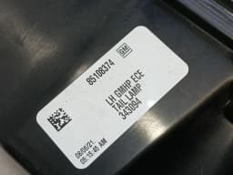 CHEVROLET Chevrolet Corvette C8 Left Rear Light 85108374 Tail Light Rear Left RPAIREDD — thumbnail 7
