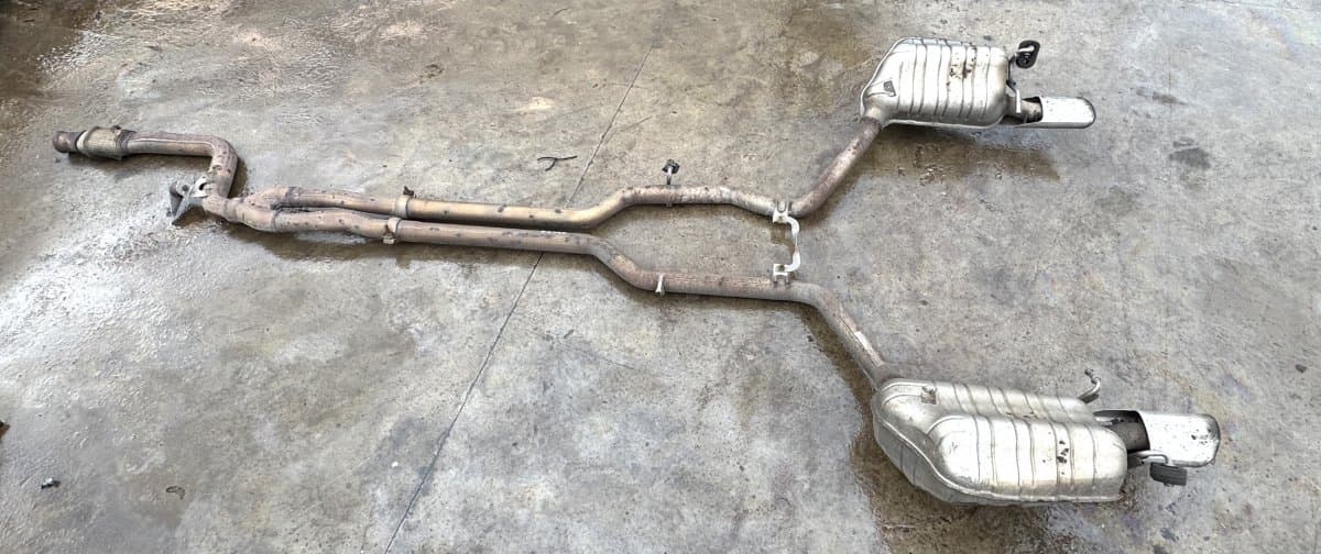MERCEDES-BENZ A2044911701 A2044911801 Exhaust system complete MERCEDES-BENZ E-CLASS Coupe (C207) (2009-2016)