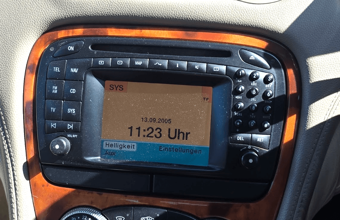 MERCEDES-BENZ 7612001523 8618001514 Radio MERCEDES-BENZ SL-CLASS (R230) (2001-2012)