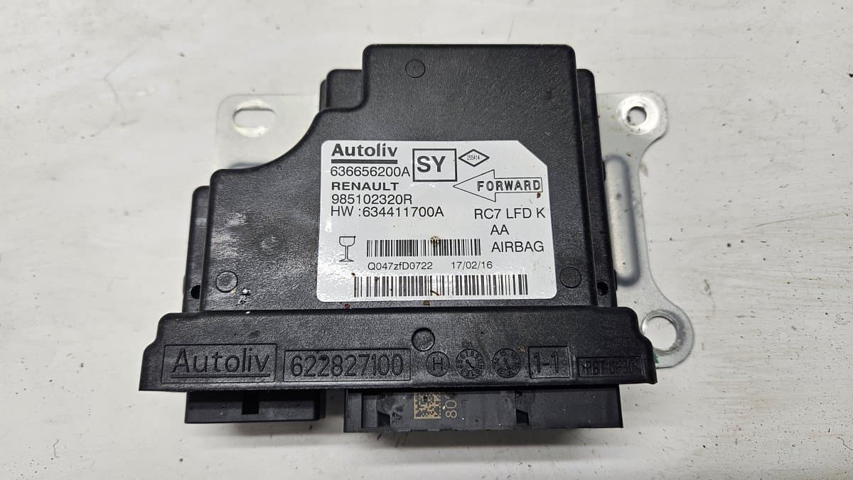RENAULT 985102320R 636656200A 622827100 Airbag Control Unit RENAULT TALISMAN (L2M, KP) (2013-2022)