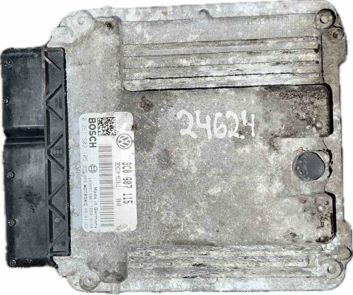 VW 0261S02105 3C0907115Q Engine Control Unit / module (ECU) VW PASSAT B6 (3C) (2005-2010)