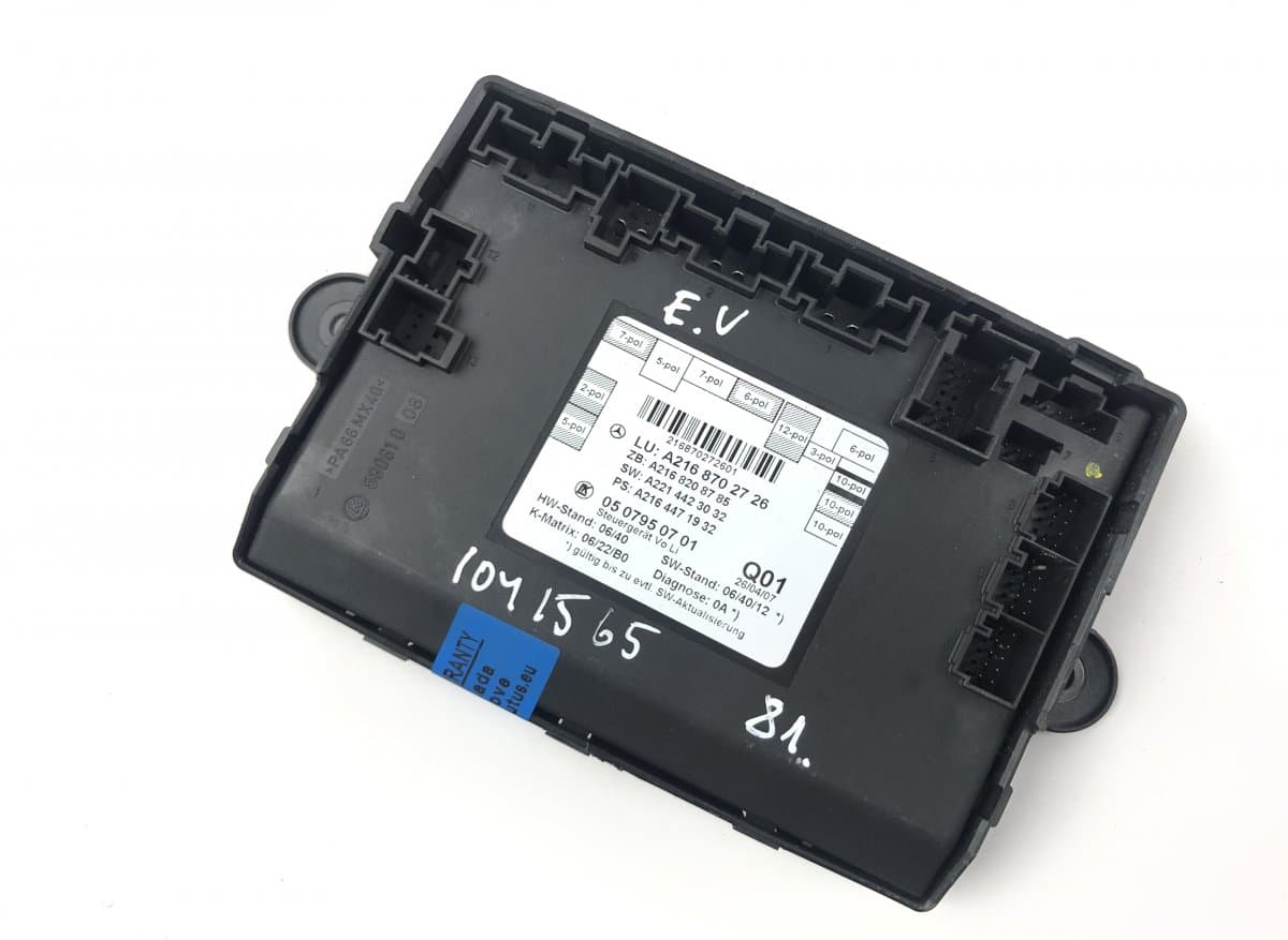 MERCEDES-BENZ 05079507 Door control unit front left MERCEDES-BENZ S-CLASS Coupe (C216) (2006-2013)