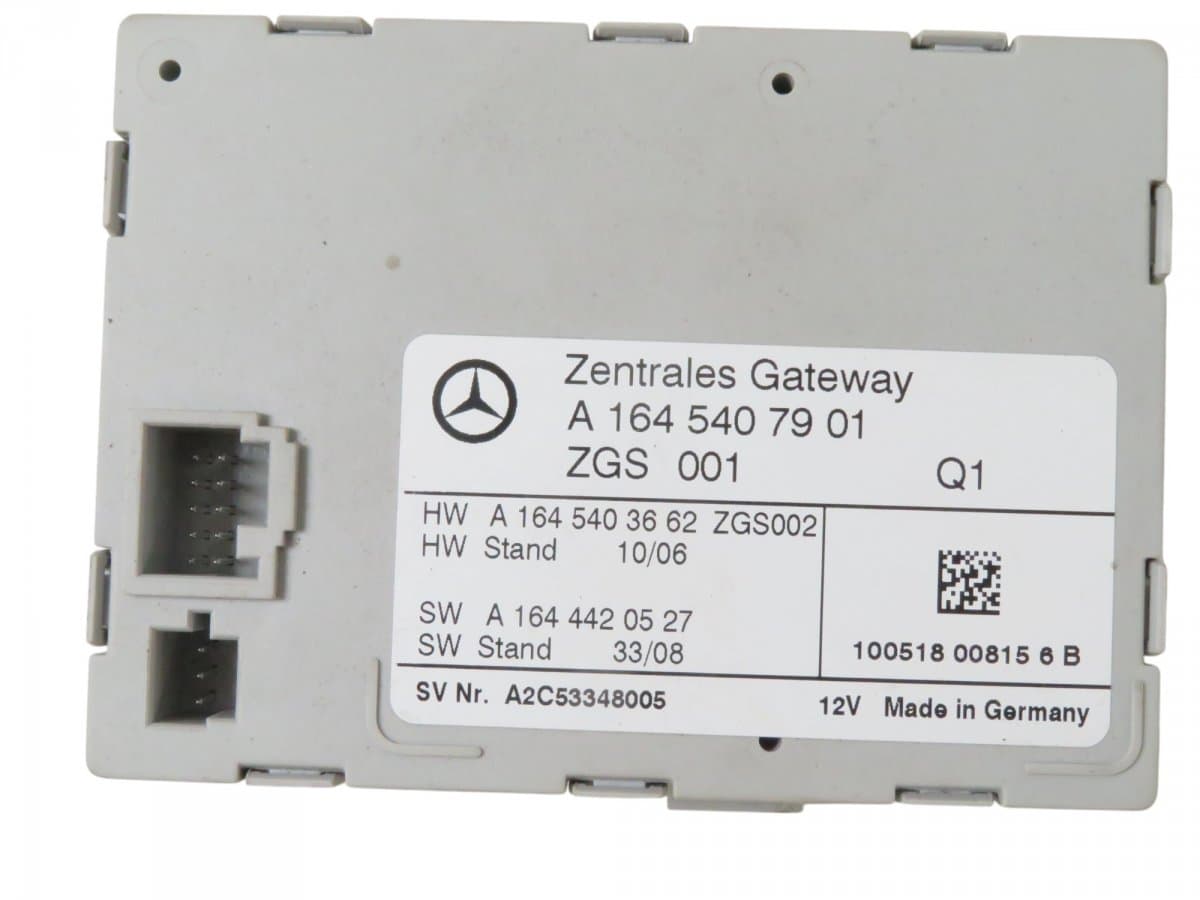 MERCEDES-BENZ A1645407901 A1649002901 Central gateway module MERCEDES-BENZ R-CLASS (W251) (2006-2013)