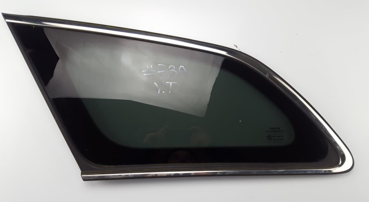 TOYOTA 43R006723 DOT-24 M101 AS3 6272005090 Chassis Side Window glass Rear Left TOYOTA AVENSIS (T270) (2009-2018)