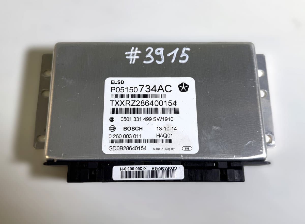 JEEP P05150734AC 05150734AC 0501331499 0260003011 Gearbox Control Unit JEEP GRAND CHEROKEE IV (WK, WK2) (2010-2021)