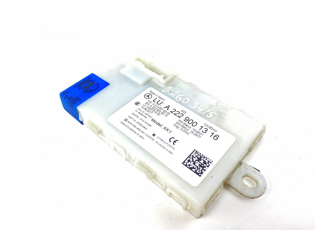 MERCEDES-BENZ A2229001316 KEYLESS GO control unit MERCEDES-BENZ S-CLASS (W222, X222) (2013-2020)
