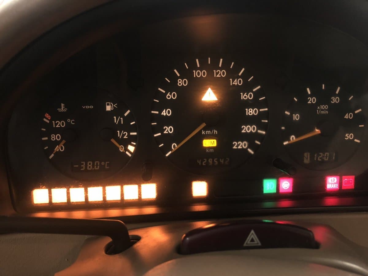 MERCEDES-BENZ 3319210087 15394669 1911210346B Instrument Cluster MERCEDES-BENZ ML-CLASS (W163) (1998-2005)